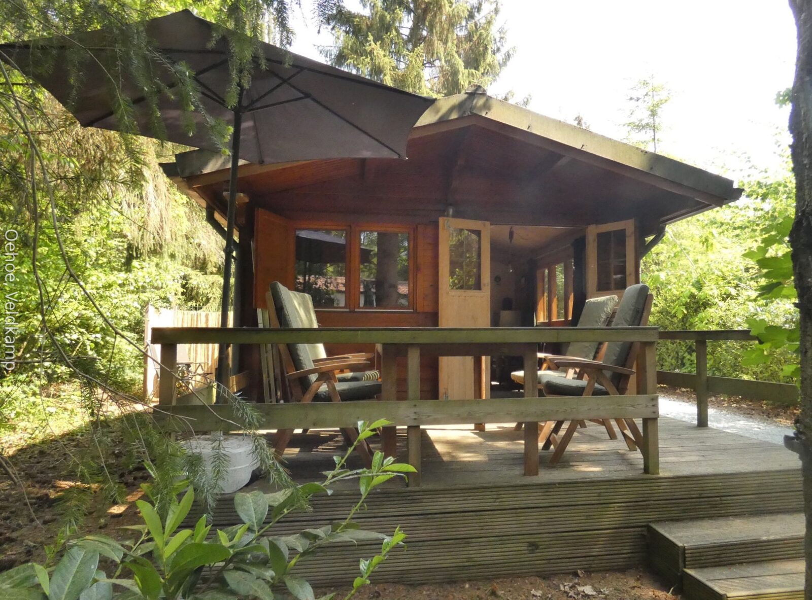 parasol huisje Veluwe