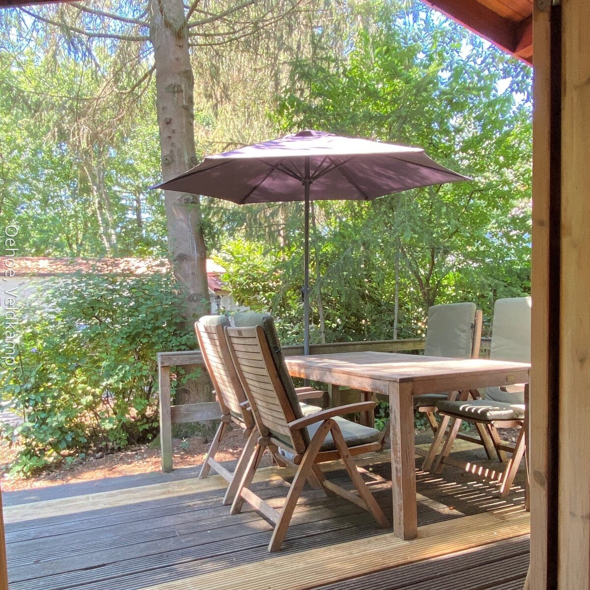 terras huisje Veluwe